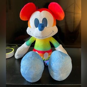 Rainbow Mickey Mouse plush